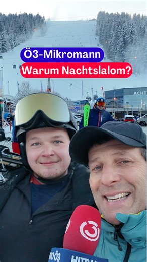 Hitradio Ö3 on Instagram: "Passend zum Damen Nachtslalom war der Ö3-Mikromann @tomwalek​ in Flachau unterwegs und hat hier nachgefragt: Von welcher Tageszeit hat der Nachtslalom der Damen seinen Namen? 🎿❄️ #ö3 #mikromann"