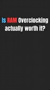 IS RAM OVERCLOCKING ACTUALLY WORTH IT? #tech #technology #pcbuild #overclock #ram #pcgaming #pc