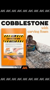 🧱 𝗖𝗢𝗕𝗕𝗟𝗘𝗦𝗧𝗢𝗡𝗘 🧱 In this video, we’ll show you how to create a cobblestone floor using 𝐂𝐚𝐫𝐯𝐢𝐧𝐠 𝐟𝐨𝐚𝐦 🛒-->AK8095 Stay tuned because there’s a clever DIY trick to shape the cobblestones! 🧱✨ What do you think? ----- En este vídeo os mostraremos cómo hacer un suelo adoquinado con 𝐂𝐚𝐫𝐯𝐢𝐧𝐠 𝐟𝐨𝐚𝐦 🛒-->AK8095 ¡Estad atentos porque hay un truco casero para darle forma a los adoquines! 🧱✨ ¿Qué os parece? | AK-Interactive