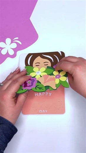3D Mother’s Day Card DIY | Floral Bouquet SVG Tutorial 🌸