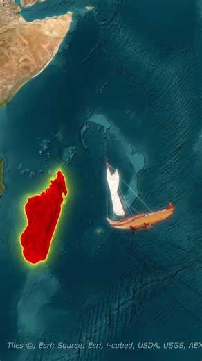 Why 74 of Madagascar Lives on the "Wrong" Side of the Island... #Shorts #planetshape2
