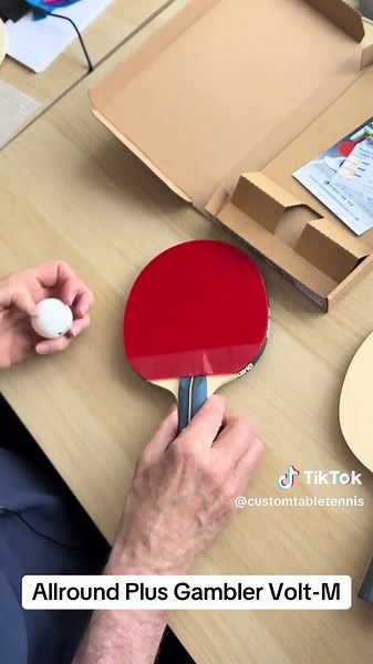 Custom Table Tennis Allround Plus Gambler Volt-M Table Tennis Bat 🏓 #tabletennis #tabletennisbat #tabletennisbat #pingpong #tabletennisplayer #tabletennisclips #allround