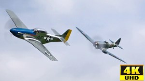 Comparing the P-51 Mustang vs. the Supermarine Spitfire | Warbirds