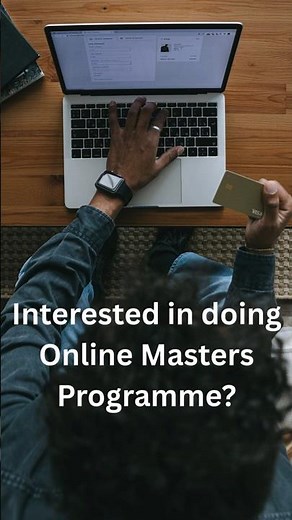Online Master’s Programme in the UK