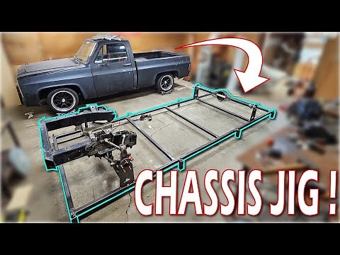 Building a Chassis Jig With Corvette Parts! -- Pro Touring C10 Chassis Build Part 2