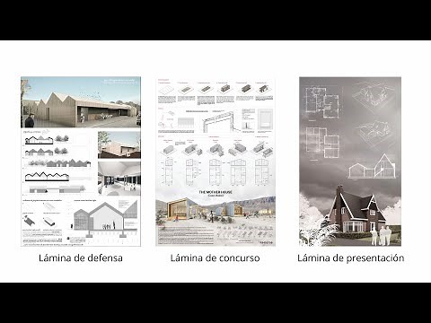 Tipos de láminas de arquitectura | Arquifp