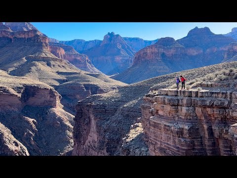 We only saw one other hiker on this spectacular South Rim hike (or backpack) at Grand Canyon