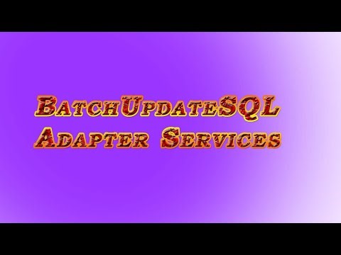 BatchUpdateSQL adapter service in webmethods 10.11//BatchUpdateSQL Adapter services//KRUTHIKMANNY