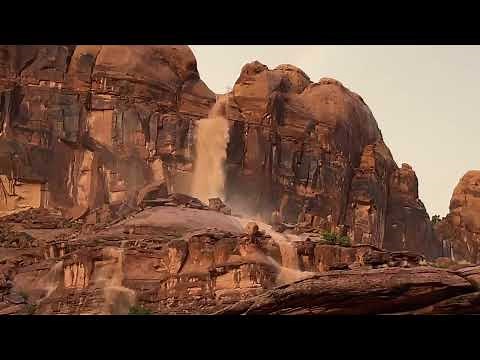 Flash Flood Waterfalls in Moab, Utah (August 21, 2022)