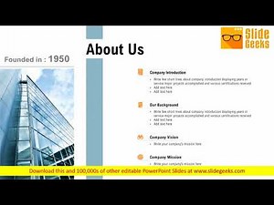 About Us Company Introduction Ppt Powerpoint Presentation Professional Example File