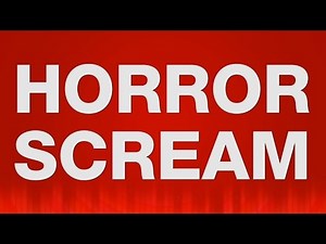 Woman Horror Scream SOUND EFFECT - with Evil Laughing Horror Schrei SOUNDS