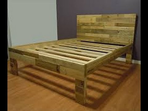 How to make a pallet bed | How to make a bed from pallets