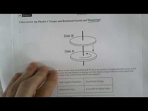 AP physics 1 Multiple Choice Rotational Inertia problems