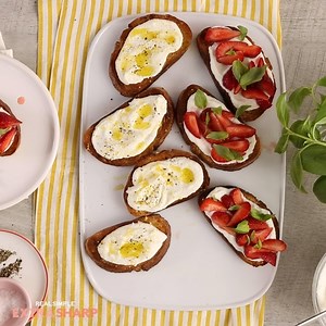 No question, plain ricotta is delicious. But whipped ricotta? It’s like a classic makeover rom-com, but for, well, cheese Get the recipe: https://bit.ly/2GqZPgg | Real Simple