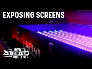 The Art of Screen Exposure & Post-Exposure Techniques for Screen Printing