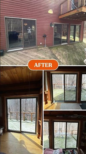 Andersen 400 Series Woodwright Windows & Perma-Shield Sliding Door Installation – Randolph, NJ
