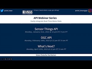 Public Webinar — SensorThings API