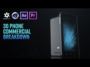 3D Phone Commercial Tutorial | C4D Tutorial & Octane Render, After Effects