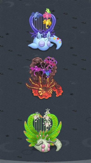 神話の島でシェラブル、Rシェラブル、Eシェラブル！ #mysingingmonsters #msm #マイシンキングモンスター #マイシンギングモンスター #マイシングモンスター