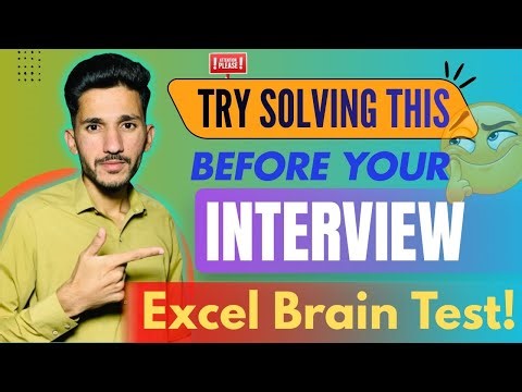 Crack Data Analyst Interviews with This Excel Challenge 🚀 | Advanced Tutorials