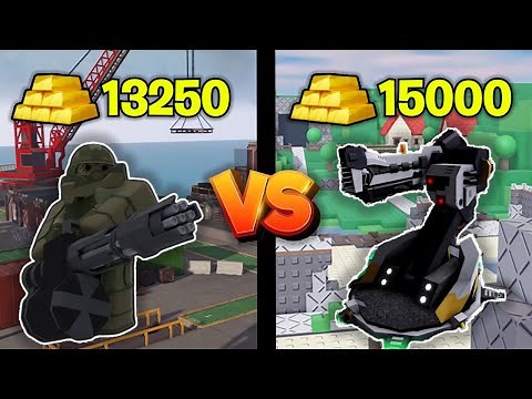 The Juggernaut VS The Railgunner.. Which Tower Is Better? | Roblox Tower Defense X