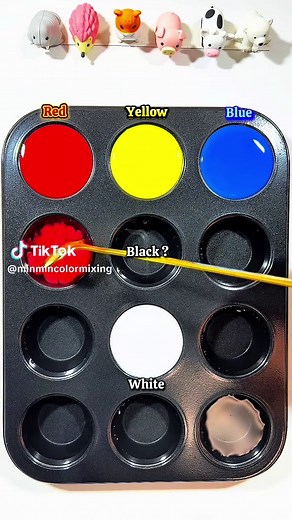 Create Black Using Three Primary Colors