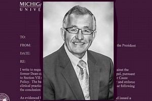 Larry Nassar’s Former Boss at Michigan State Charged With Groping, Harassing, Soliciting Nude Photos From Female Students