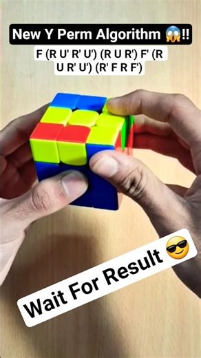 New PLL Algorithm : Y Perm Fingertricks 🔥🔥!! #shorts #viral #rubikscube #cubing