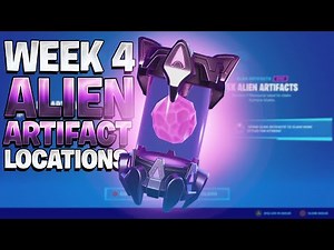 All Week 4 ALIEN ARTIFACTS In Fortnite (All 5 Alien Artifact Locations)