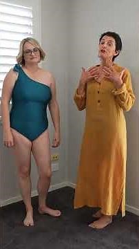 The Inverted Triangle Body Shape and a great Swimsuit style for it.