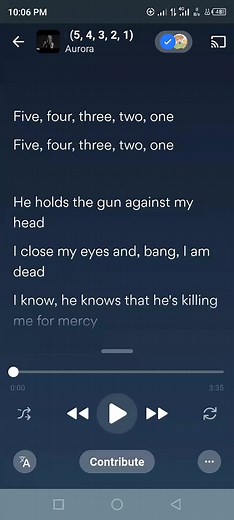 Her voice is UNREAL 🤌 Song: Murder Song (5,,4,3,2,1) by @iamauroramusic #aurora #lyrics #lyricsvideo #murder #song #music #voice