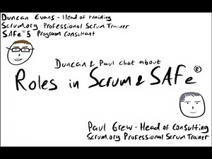 What roles are in Scrum and SAFe?