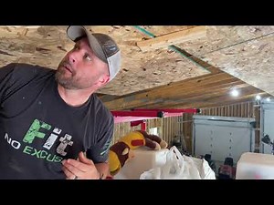 Osb ceiling! Putting/hanging an OSB ceiling