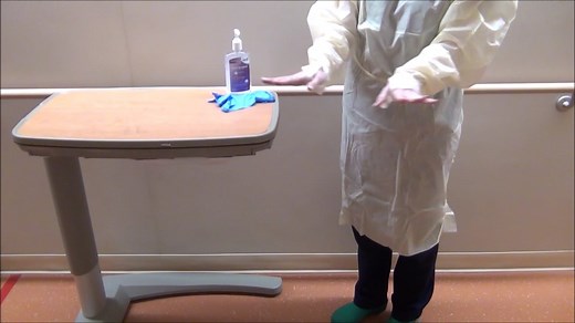 Isolation Gown and Gloves: Donning and Doffing Procedures