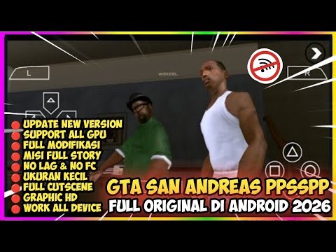 Game GTA San Andreas PPSSPP Android Offline Ukuran Kecil Grafik HD