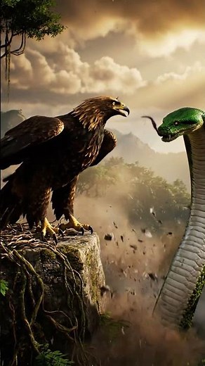 Eagle vs Snake Who Wins This Wild Battle?
