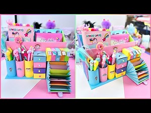 DIY - UNICORN DESK ORGANIZER - BACK TO SCHOOL CRAFTS