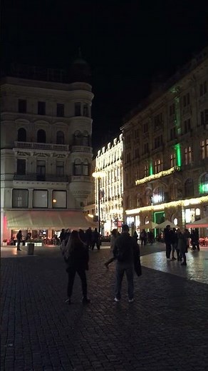 Night Lights of Prague ✨ Wenceslas Square After Dark #wenceslassquare #praguestreets