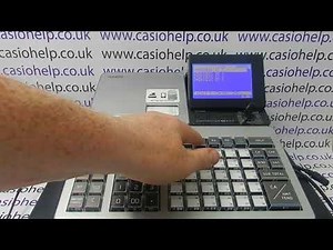 How To Do A Periodic Report Casio SR-S4000 / PCR-T2500 / PCRT2600L / SR-S920 Cash Register