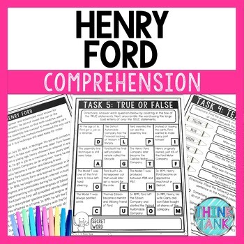 Henry Ford Comprehension Challenge - Close Reading
