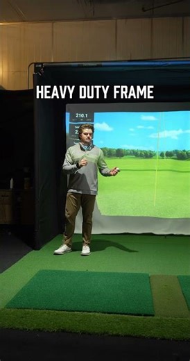 I’m quitting DIY sim setups. SportScreen Parlour 11 changed everything. Full review on YouTube #golf