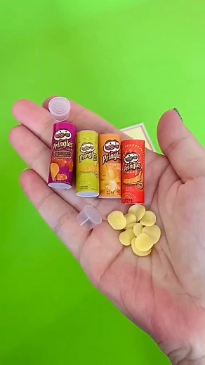DIY Mini Pringle's Tutorial | Tiny Food Craft for Toys
