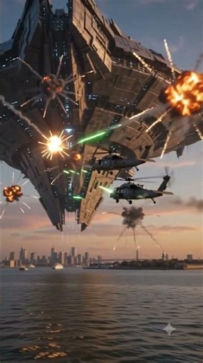 😱 UFO Fleet Invades New York! Statue of Liberty in Danger 🛸🇺🇸