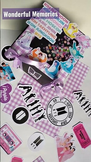 Gift ideas for k-pop fans | BTS Gift Box | BTS theme craft ideas | Gift ideas for BTS Army