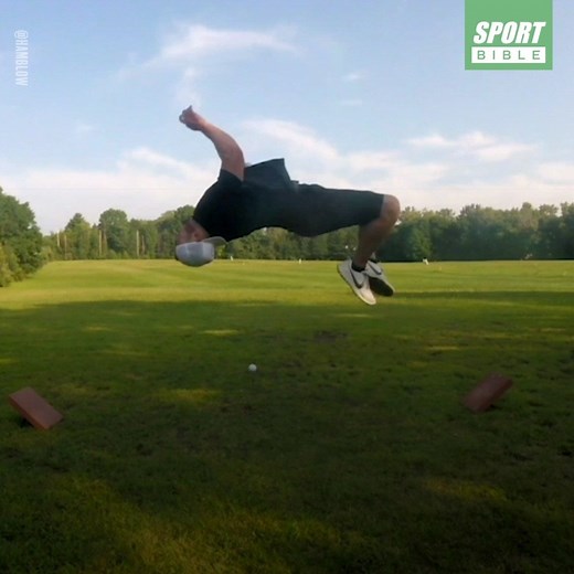 495K views · 1.1K reactions | This guy's trick shots are next level ⛳️ The one with the knife is insane 勞 | SPORTbible | Facebook