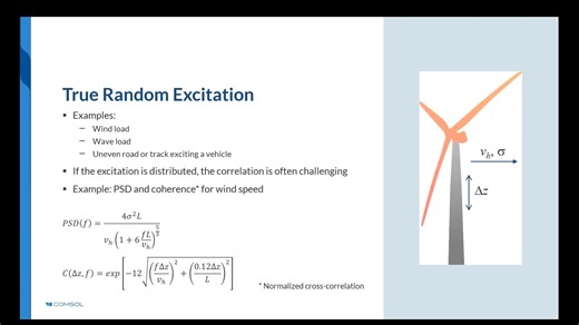 Performing Random Vibration Analyses in COMSOL Multiphysics®