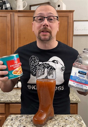 Chugging Thick Red Enchilada Sauce — Ken Chugs ThickWater Challenge