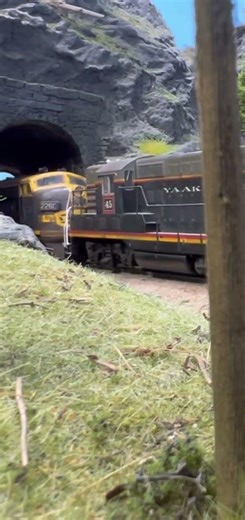 Model Trains trackside. Catching the old school stuff… #classictrains #classicdiesels