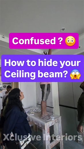 1.9K views · 12 reactions |  Ceiling beams ruining your room’s look?...