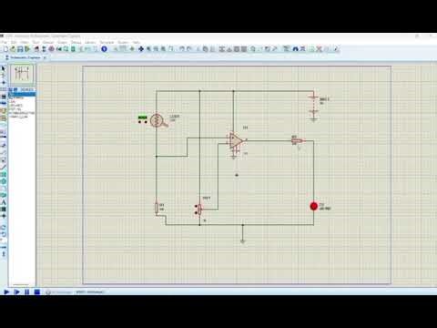 Light-Activated Switch using LDR \rand op-amp..!